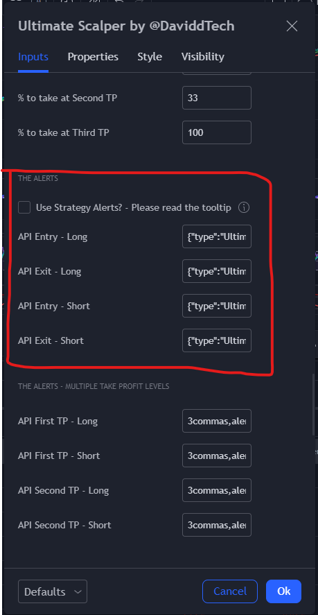 Adding Tradingview API data to Daviddtech indicator